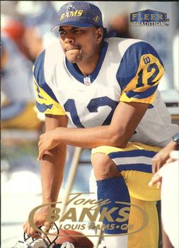 Tony Banks St. Louis Rams 1998 Fleer Tradition NFL #95